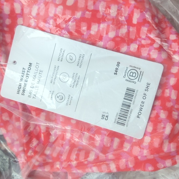 Athleta HIGH WAIST SWIM BOTTOM- S - Picture 2 of 6